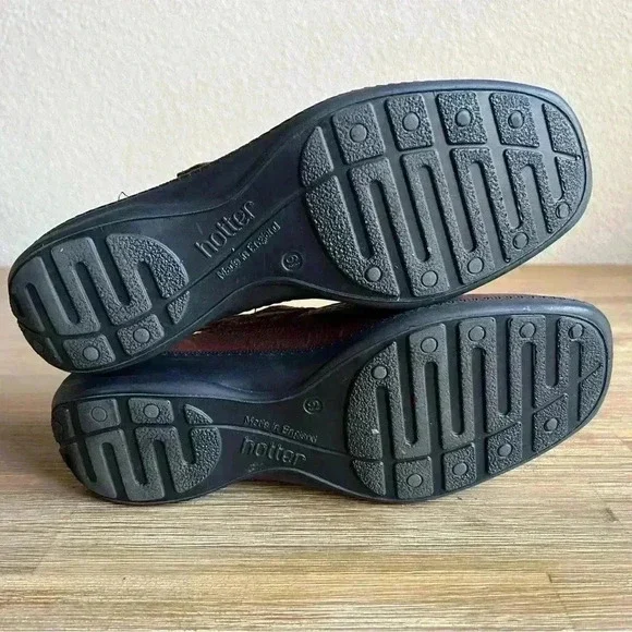 Hotter Mary Jane Shoes Brown Womens 8.5 Leather Comfort Classic Sophisticated - Picture 12 of 15